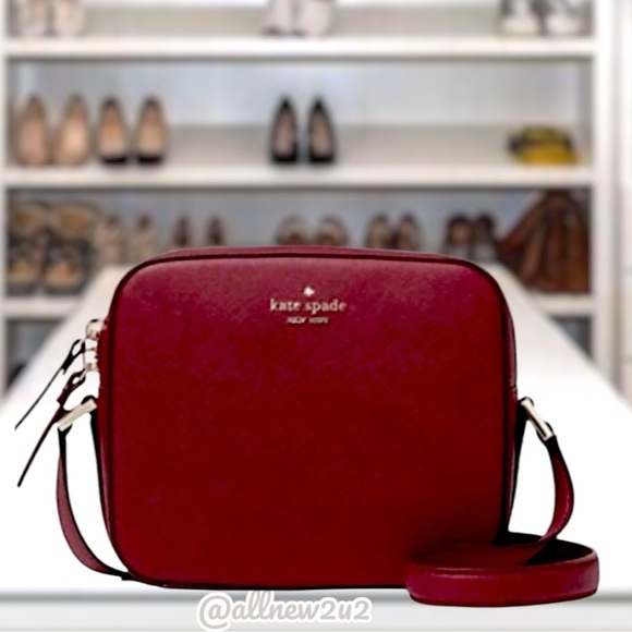 • New Kate Spade Cammie Saffiano leather in Blackberry Crossbody Bag with tags